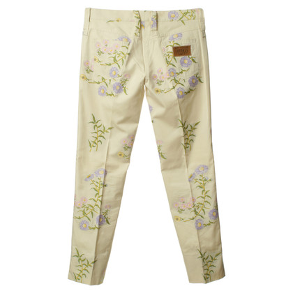Dolce & Gabbana 7/8 trousers with floral print
