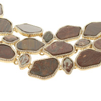 Bcbg Max Azria Chain with brown stones