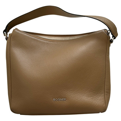 Bogner Handbag Leather in Beige