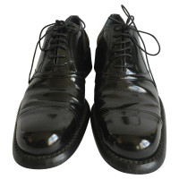 Prada Lace-up shoes Patent leather in Black