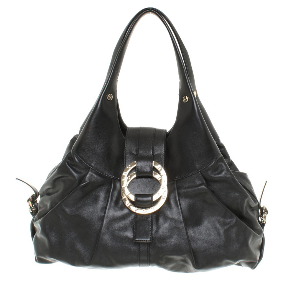 Bulgari Handbag in black - Buy Second hand Bulgari Handbag in black for ...