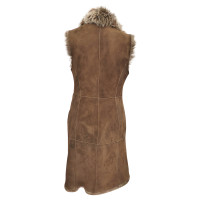 Furry Sleeveless Maxi vest