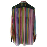 Hermès Zijden blouse met strepenpatroon