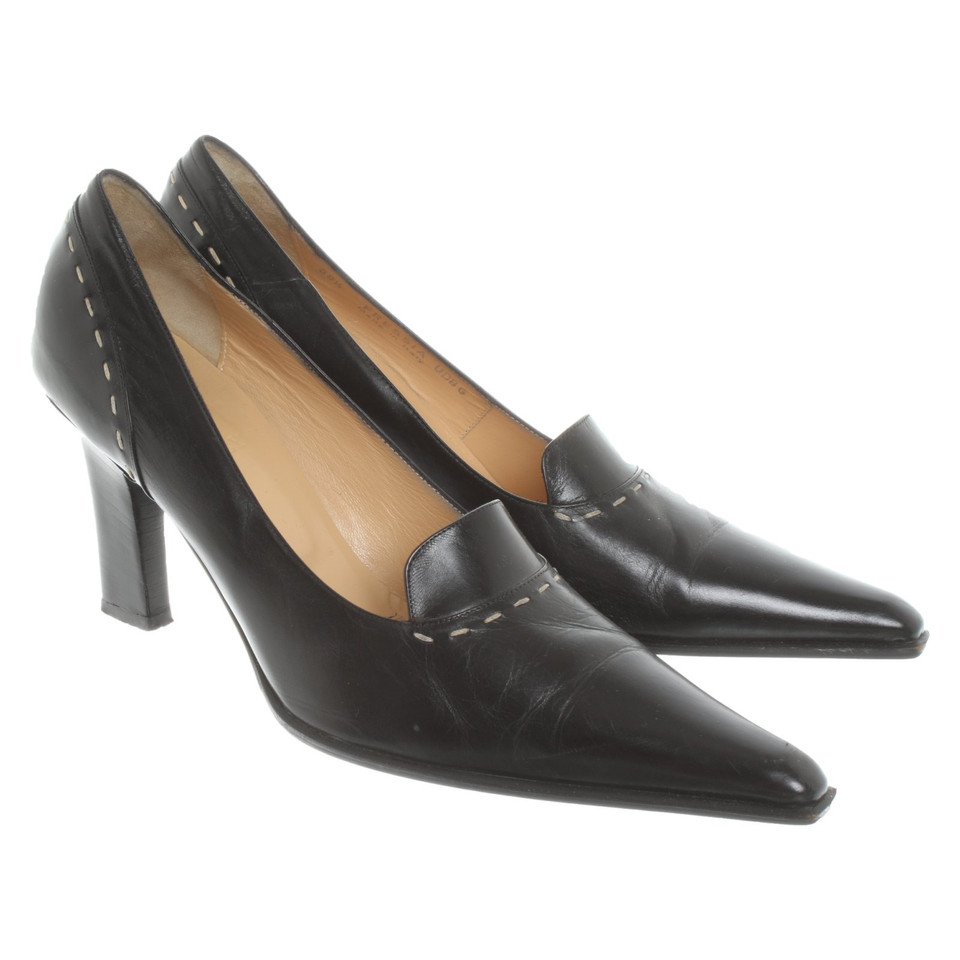 Bally Pumps/Peeptoes Leather in Black