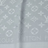 Louis Vuitton Sciarpa in Seta in Grigio