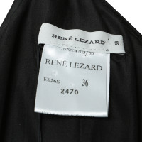 René Lezard zijden jurk met ruffle