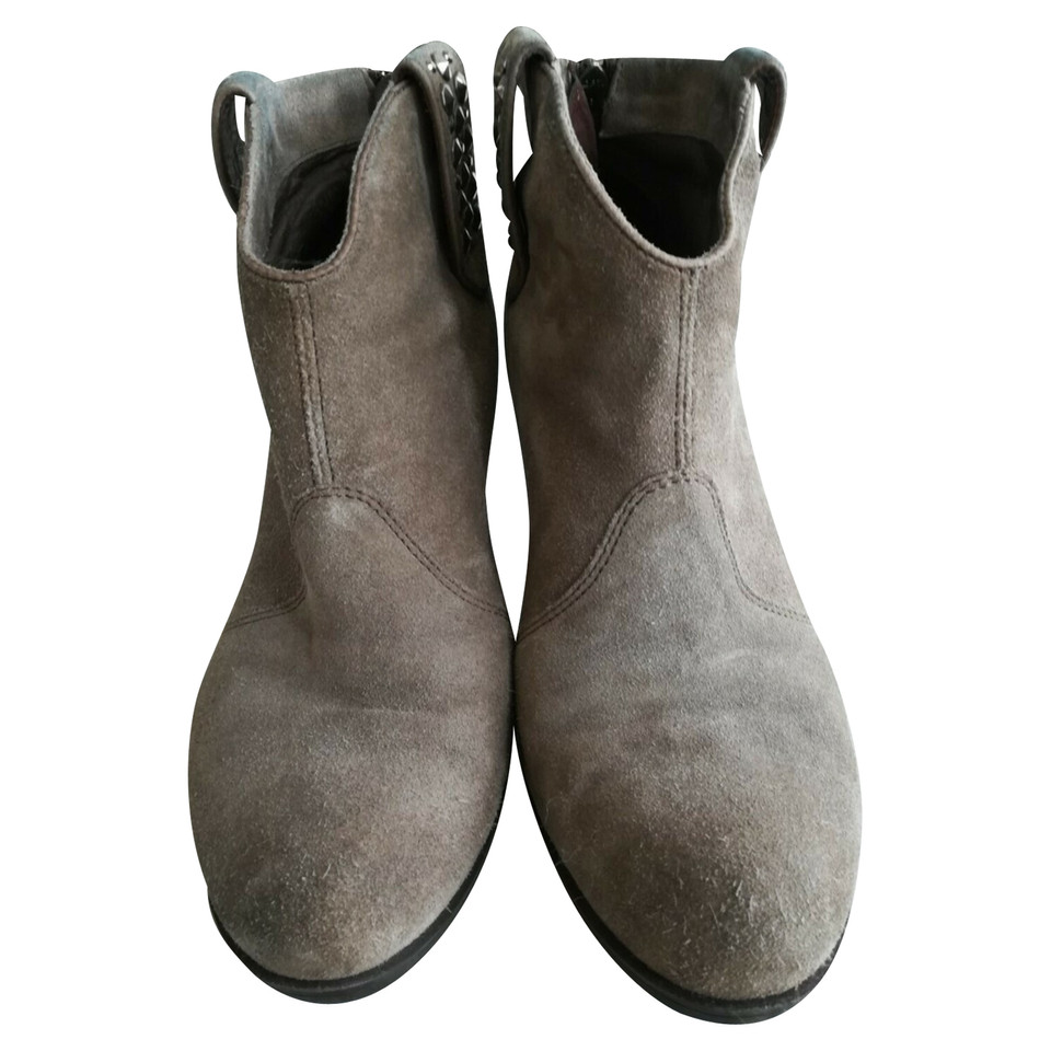 Janet & Janet Ankle boots Suede in Taupe