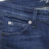 7 For All Mankind Jeans in Cotone in Blu