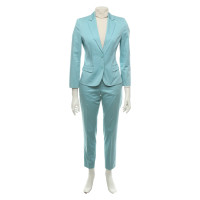 Hugo Boss Suit Cotton in Turquoise