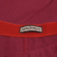 Maliparmi Trousers Linen in Bordeaux