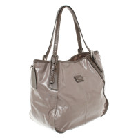 Tod's Schoudertas Canvas in Taupe
