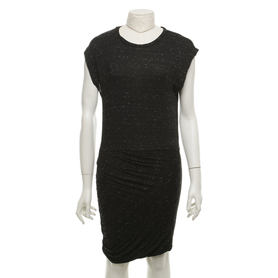 Iro Kleid in Schwarz/Weiß