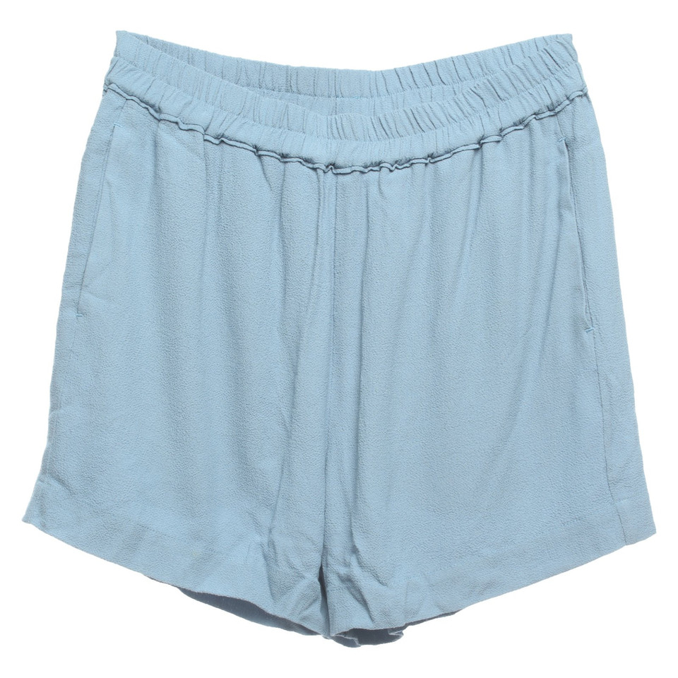 Samsøe & Samsøe Shorts aus Viskose in Blau