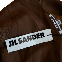 Jil Sander Wickelbluse in brown