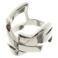 Saint Laurent Silberfarbener Ring