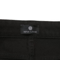 Rena Lange Jeans aus Baumwolle in Schwarz