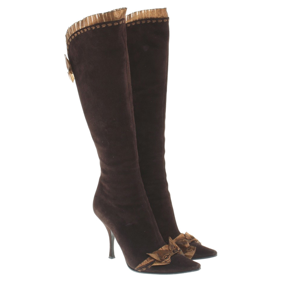 Casadei Suede boots in brown