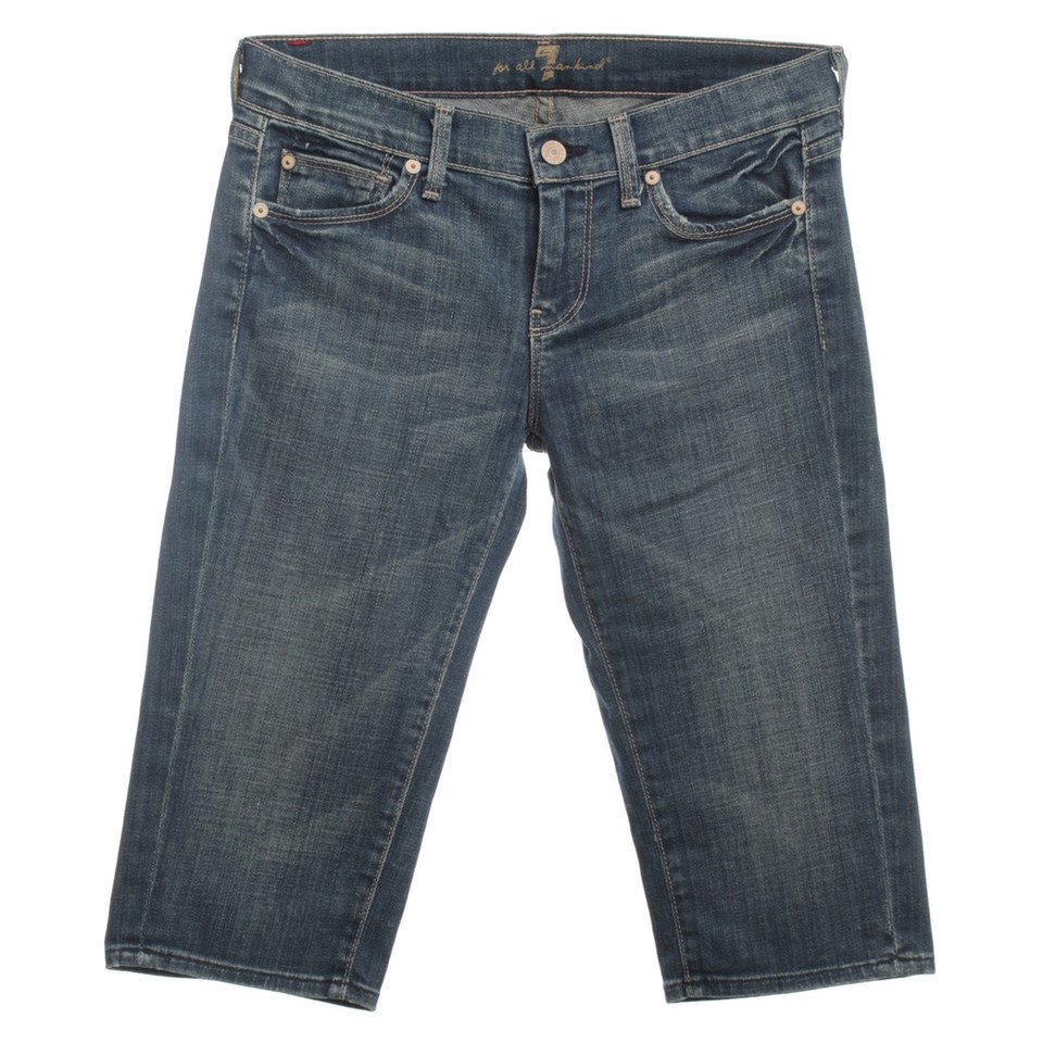7 For All Mankind Bermuda jeans in blue
