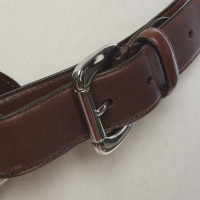 Ralph Lauren Riem Leer in Bruin