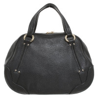 Céline Boogie Bag aus Leder in Schwarz