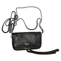 Zadig & Voltaire Clutch Bag Leather in Black