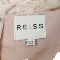 Reiss Lace dress in cream