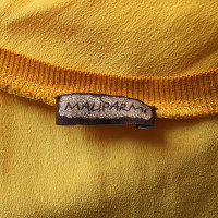 Maliparmi Top Silk in Yellow
