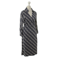 Diane Von Furstenberg Wrap dress with chain-print motif