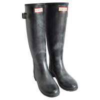Hunter Rubber boots in grey black