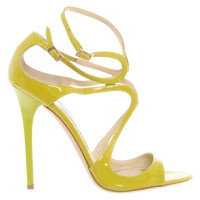 Jimmy Choo Sandals Patent leather in Green
