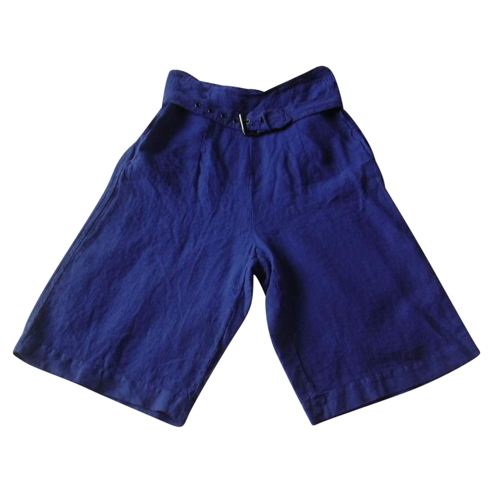 Ferre Blaue Shorts aus Leinen