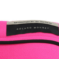 Roland Mouret Rok Wol in Roze
