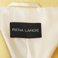 Rena Lange Gelber Leinenblazer