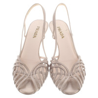 Prada Silver-colored sandals