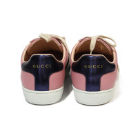 Gucci Sneakers Leer in Roze