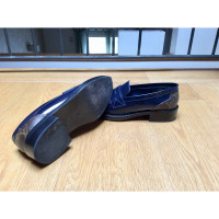 Louis Vuitton Slippers/Ballerinas Patent leather in Blue