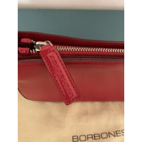 Borbonese Handbag Leather in Red