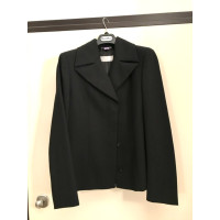 Max Mara Suit Wool in Black