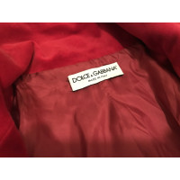 Dolce & Gabbana Jacke/Mantel in Rot