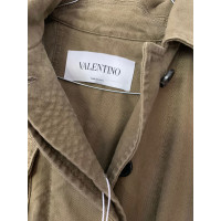 Valentino Garavani Veste/Manteau en Coton en Kaki