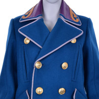 Dsquared2 Veste/Manteau en Laine en Bleu