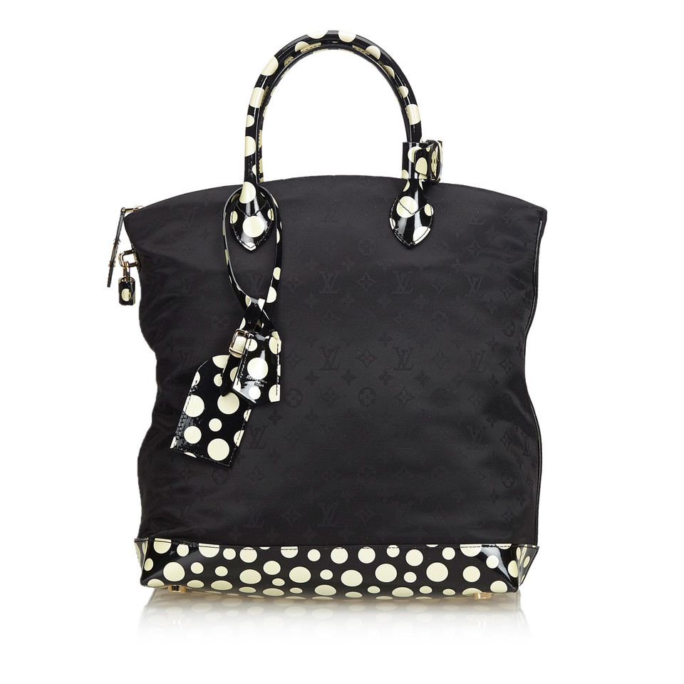 Louis Vuitton Handbag Cotton in Black