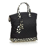 Louis Vuitton Handbag Cotton in Black