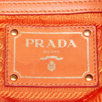 Prada Tote bag Cotton in Orange