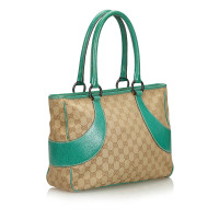 Gucci Tote Bag aus Canvas in Beige