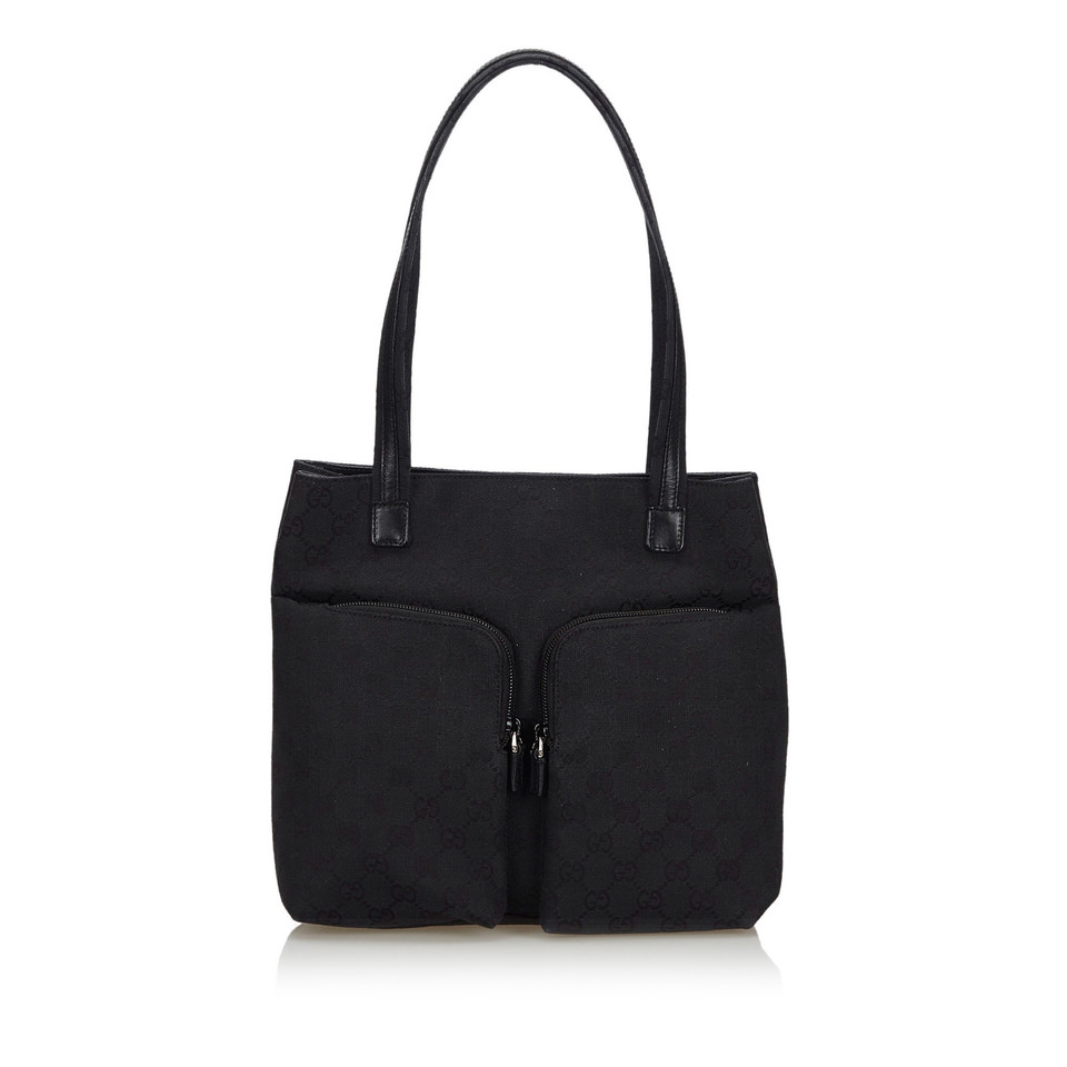 Gucci Sac fourre-tout en Toile en Noir