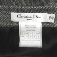 Christian Dior Suit Wol in Grijs