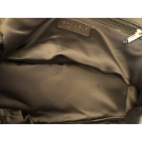 Chanel Flap Bag Leer in Grijs