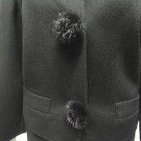 Christian Dior Anzug aus Kaschmir in Schwarz