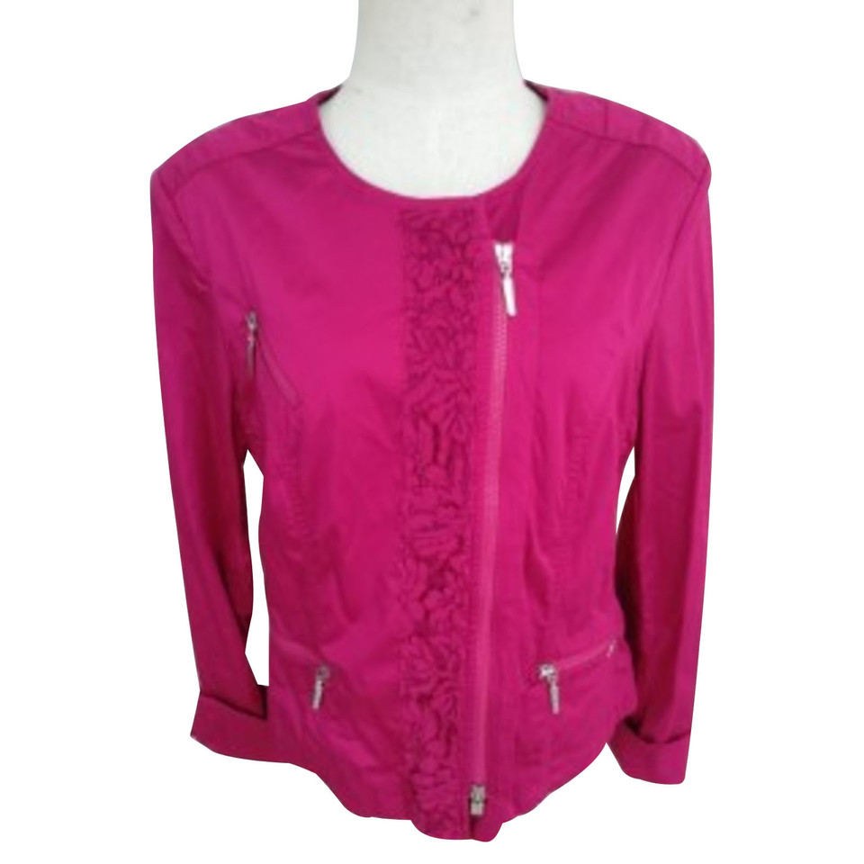 Airfield Blazer Cotton in Fuchsia